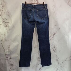 J Brand Jeans Womens 27 X 30 Denim Skinny Dark Wash Mid Rise Full Length
